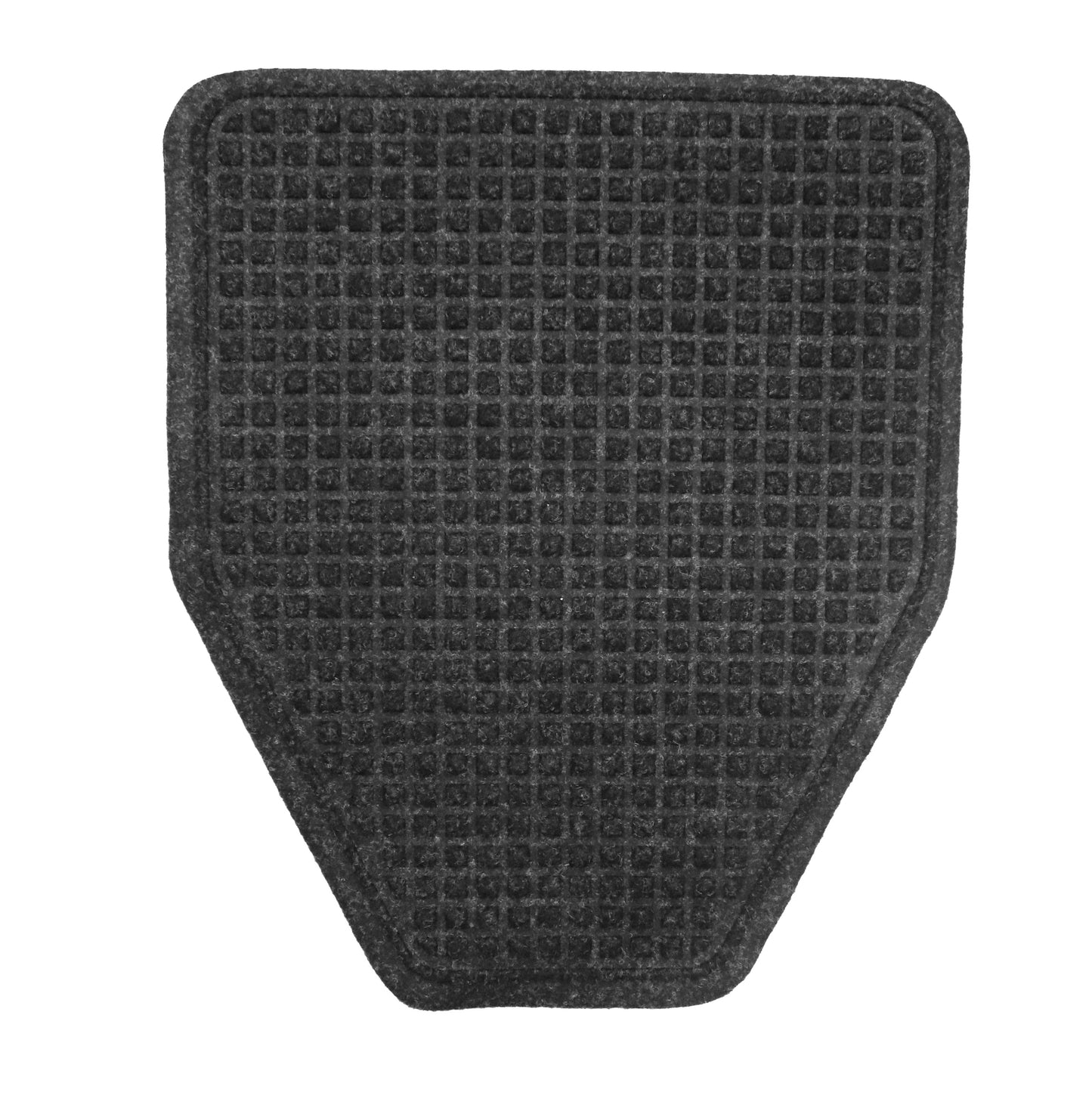 M+A Matting 22 x 22" Restroom Commode Mat, Launderable, Charcoal